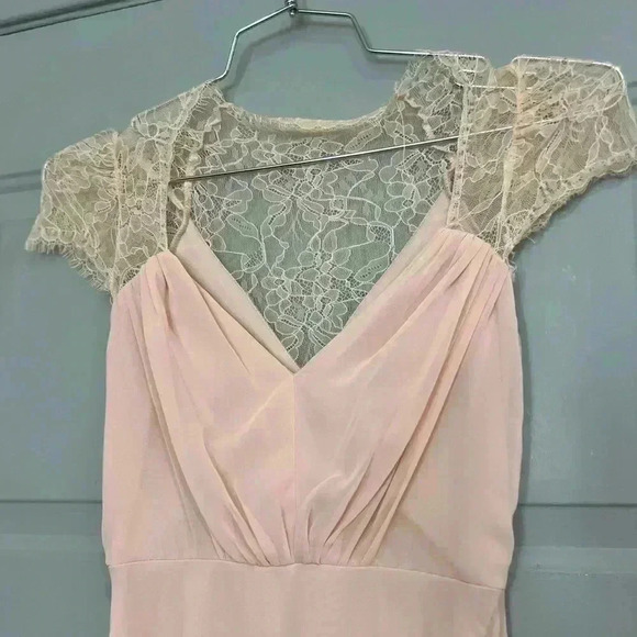 ASOS Kate Lace Maxi Dress - soft pink color size 4 like new - Picture 11 of 12